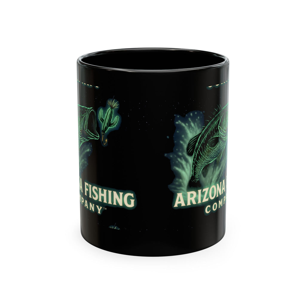 Arizona Fishing Company Black Ceramic Mug
