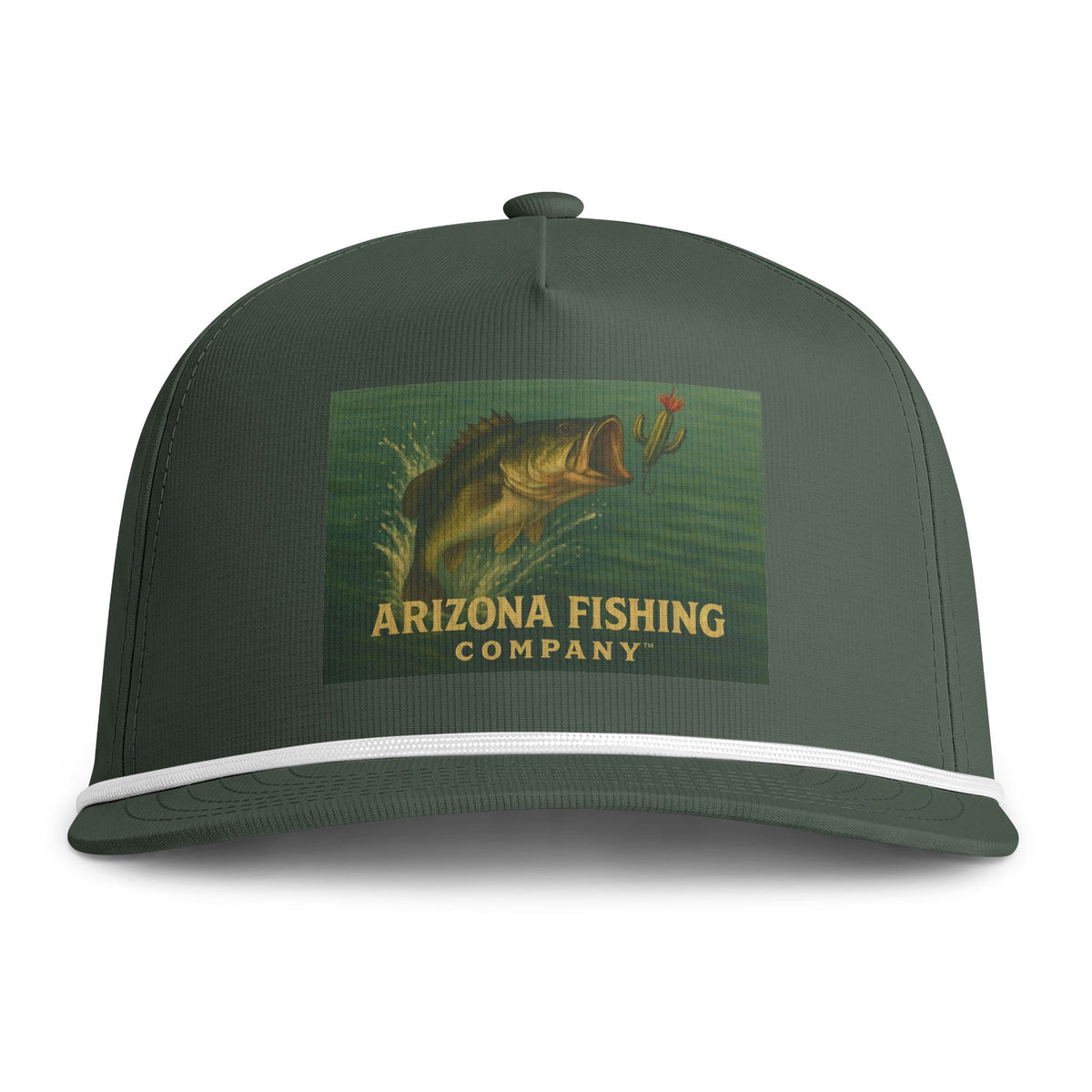 Bass Fishing Rope Cap – Vintage Angler Hat – Arizona Fishing Company