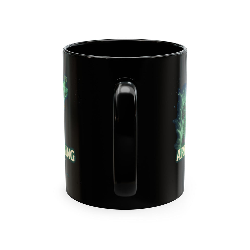 Arizona Fishing Company Black Ceramic Mug